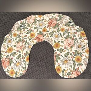 Vintage Boho Floral nursing pillow cover